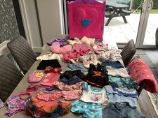 Build a Bear Wardrobe & clothes, pink