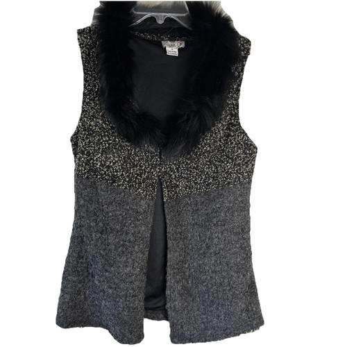 Emma faux fur green grey - faux,