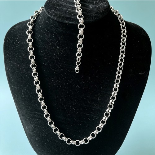 Silver diamond cut belcher - silver,