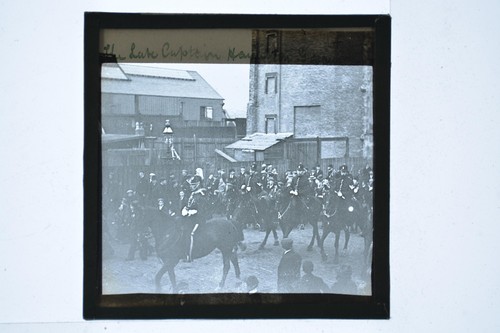 Mounted procession late - procession,