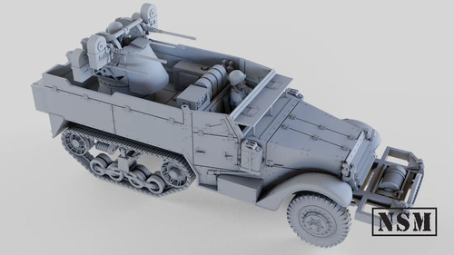 Wwii m16 quad hmg halftrack - wwii,