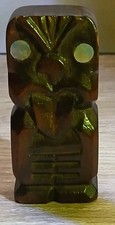 Maori Hand Carved Wooden Tiki