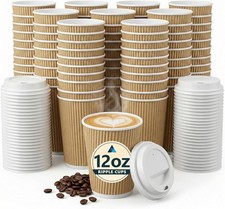 Coffee Cups with Lids 12oz