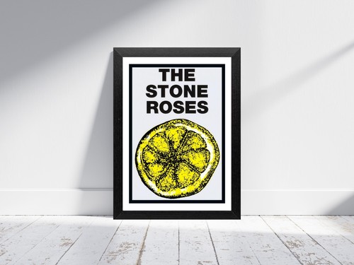 Stone roses lemon poster - roses,