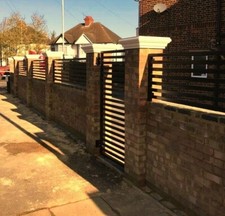 HIGH QUALITY - DELUXE CONTEMPORARY METAL RAILINGS WITH HORIZONTAL STEEL BARS