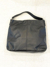 Kooba Black Pebbled Leather Hobo Bag Purse Single Strap Handbag Slouchy