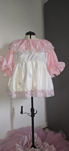 Adult baby pansy satin - pansy,