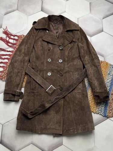Vintage real leather suede - vintage,