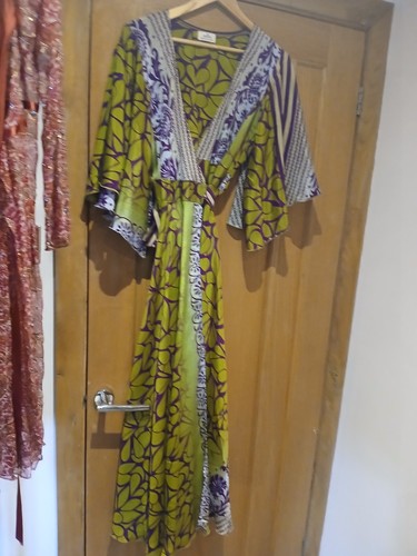 Stunning silk midaxi wrap - silk,