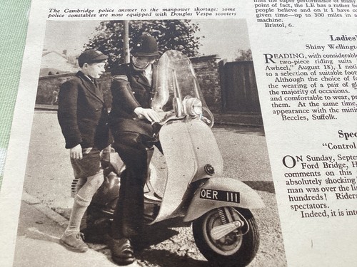 Vespa douglas cambridge police - vespa,