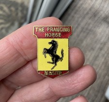 Vintage Ferrari Enamel Pin Badge Sports Motor Car F1  Prancing Horse Register