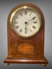 Edwardian.Wooden Mantle Clock