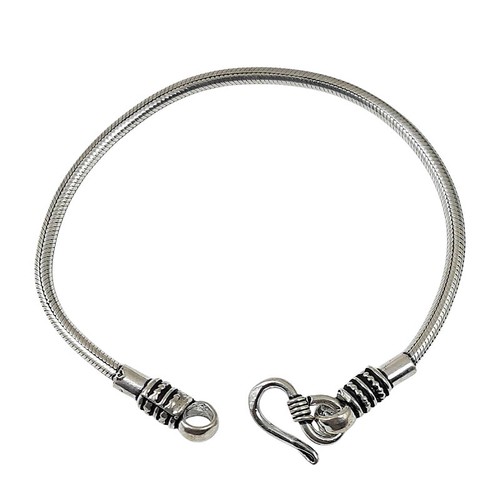 925 silver snake bracelet - snake,