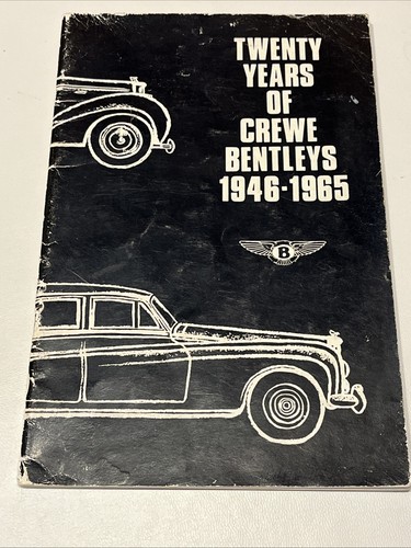 Twenty years crewe bentleys - twenty,