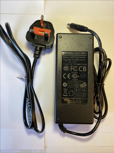 Replacement 42v charger - 42v, 1.5a
