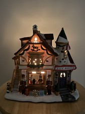 Christmas Light Up Toy Shop Window Display / Decoration / Mains Powered