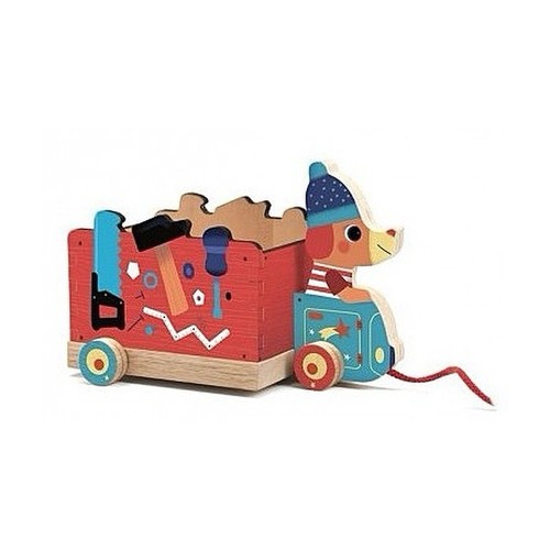 Pull along toy truck - jo, roli