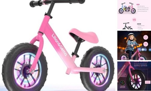 Toddler balance bike colorful - balance,