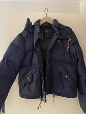 Ralph Lauren Polo Boys Down Filled Blue Puffer Warm Winter Coat Size M Age 10-12
