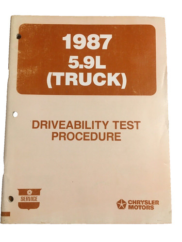Dodge truck pick up 1987 - dodge, 5.9-l