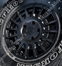 16" Black TM Alloy Wheels Fiat