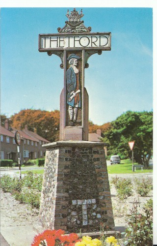 Norfolk postcard thetford - -,