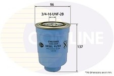 Fuel Filter - Supersedes EFF116  To Fit Carbodies FX Fairway 87->96, Ford Maveri