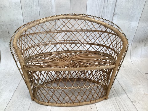 Wicker double peacock - wicker, chair