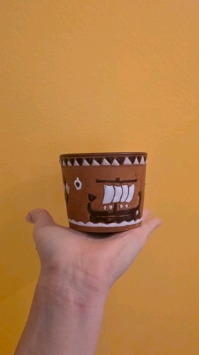 Small handmade terracotta pot - handmade,