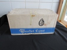 BOXED WATERFORD COLLEEN BRANDY GLASSES  .. LARGE .. 13CM....SIGNED.. FREE UK P&P