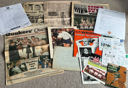 Assorted football memorabilia - assorted,