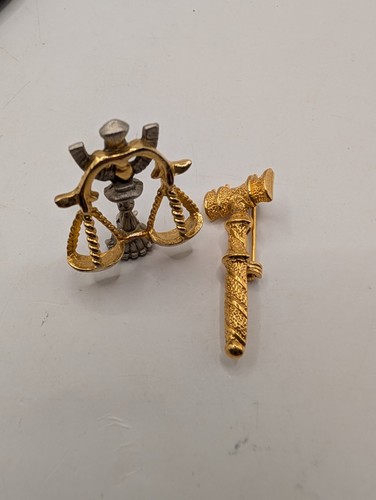 Vintage gold tone lawyers - vintage,