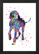 Vizsla Framed Wall Art Poster