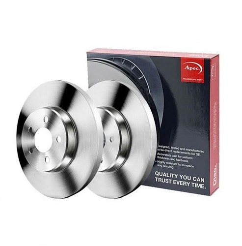 Apec front pair brake discs - apec,