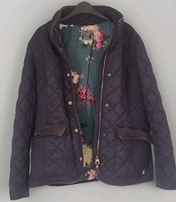 SUPER LADIES NAVY PADDED JACKET  -JOULES - SIZE 16