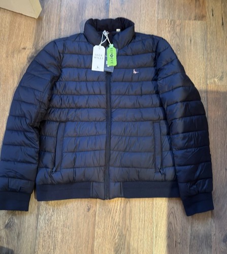 Jack wills navy puffer jacket - wills,,