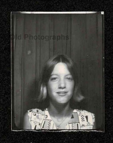 Photo booth curtain young - photo, lady