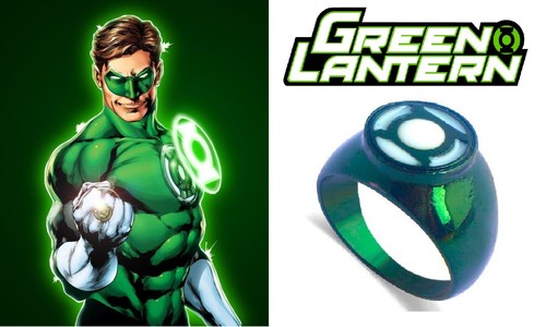 Green lantern glow dark - lantern, in