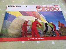 HONDA EX5500 ES5500 PORTABLE GENERATORS GENUINE BROUCHURE
