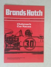 BRANDS HATCH OFFICIAL PROGRAMME 17TH JULY 1977   CLUBMAN'S CAR RACES