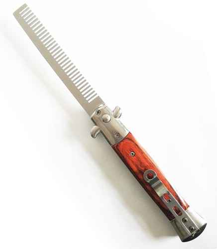Pocket folding flick hair comb - folding,