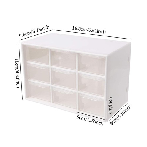 Desk organizers 9 clear - 2x,