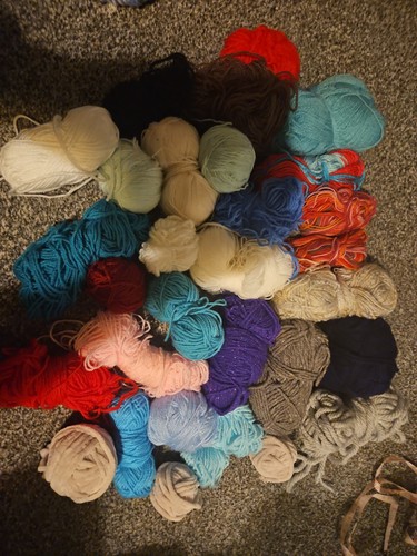 Yarn job lot - lot, mixed