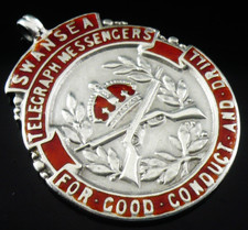 Scarce Sterling Silver Enamel