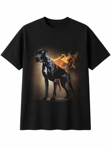 Detailed great dane torn dog - dane,