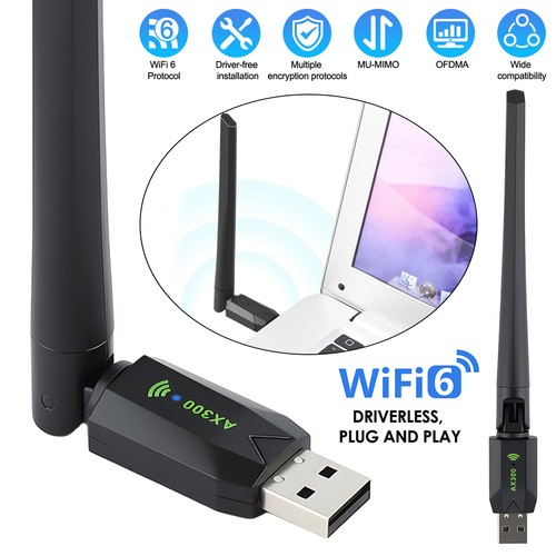 Wireless usb wifi adapter - wireless, 6