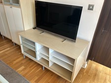 Ikea Birch wood TV bench good condition collection E1 6ST