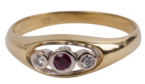 Timeless ruby ring with