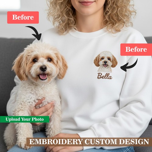 Personalized embroidered pet - personalized,