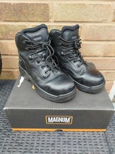Magnum Work Boots Size 5 Precision Sitemastet Used